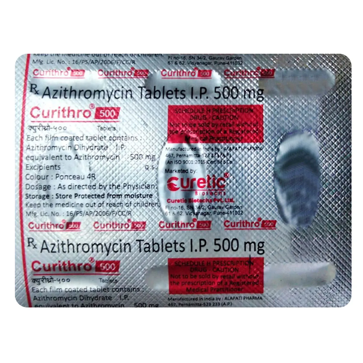 CURITHRO 500MG TAB