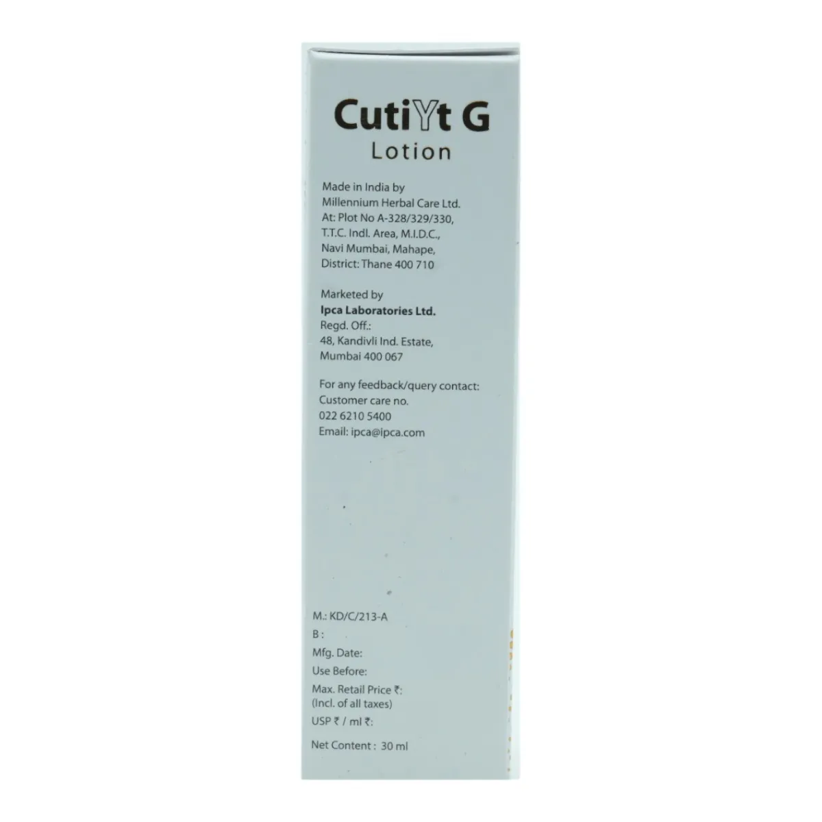 CUTIYT G 12 LOTION 30ML