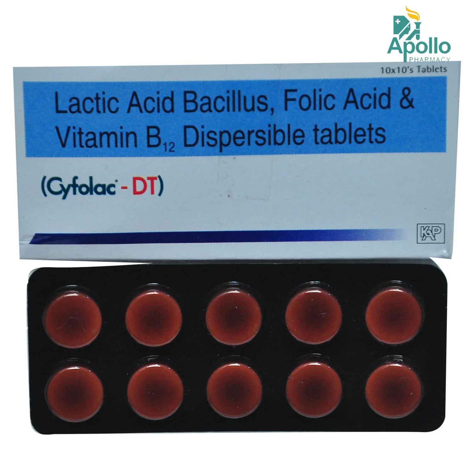 CYFOLAC-DT TAB 10S