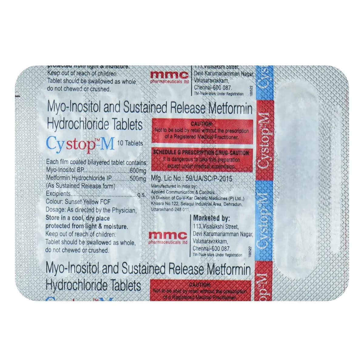 CYSTOP MYO TAB