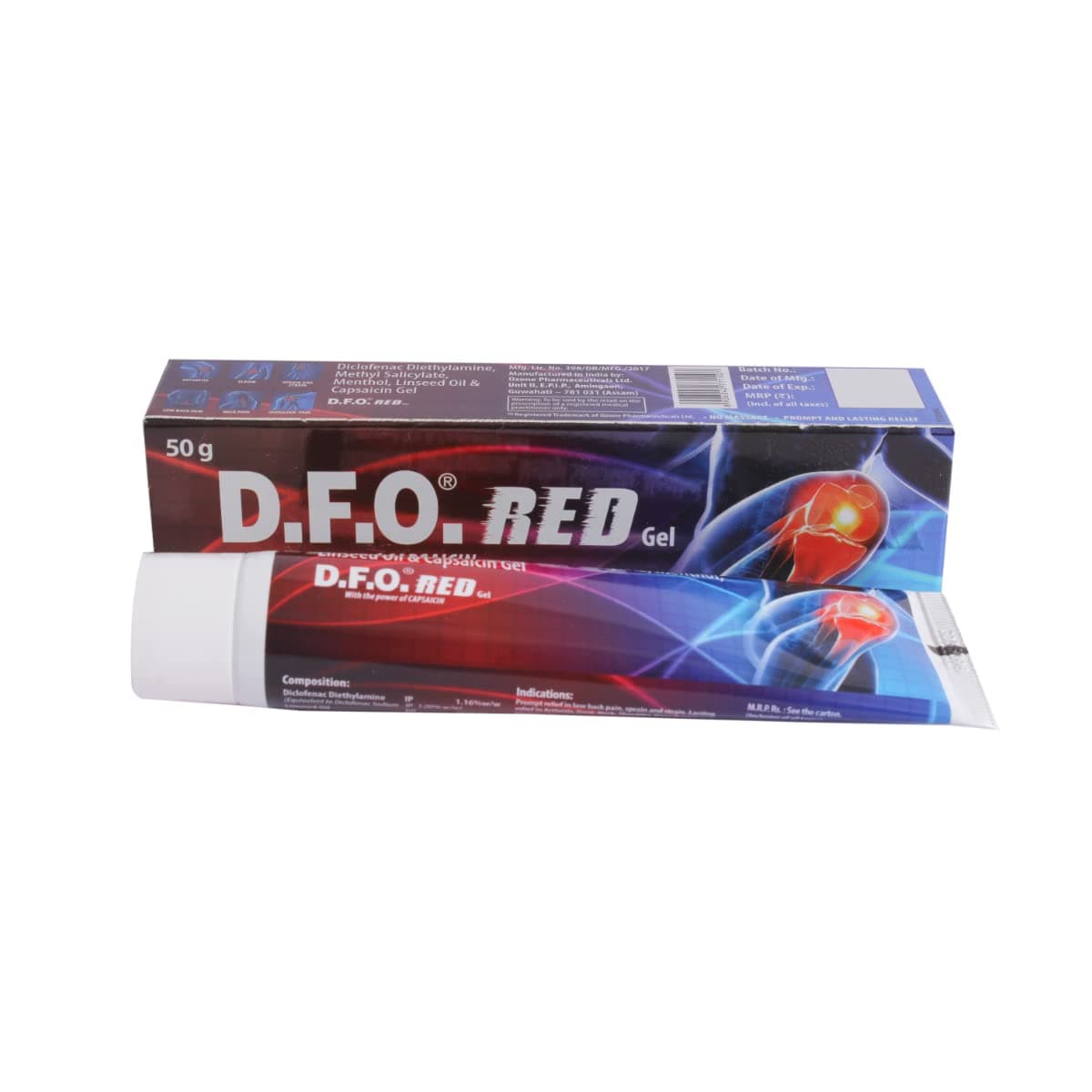 D.F.O. RED GEL 50GM
