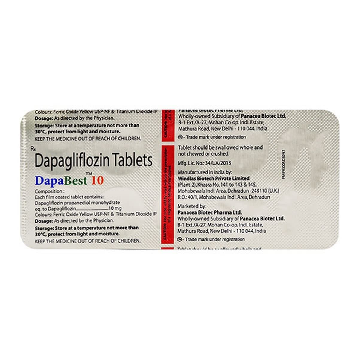 Dapabest M 10/1000 Tablet