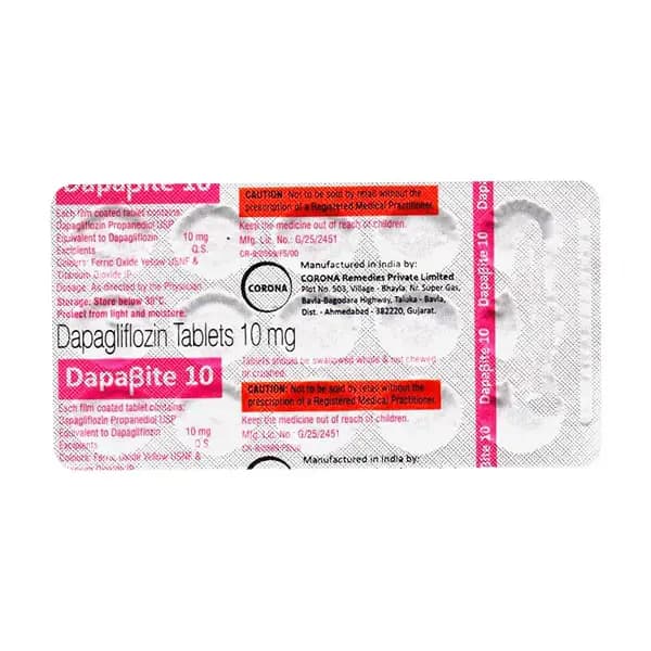 DAPABITE 10MG TAB
