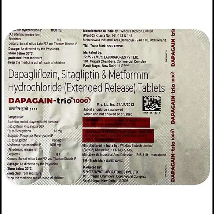 DAPAGAIN TRIO 1000 TAB