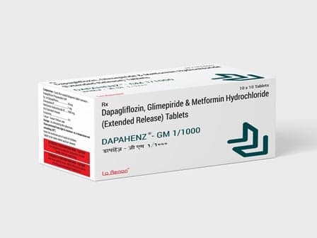 DAPAHENZ-GM 1/1000MG TAB