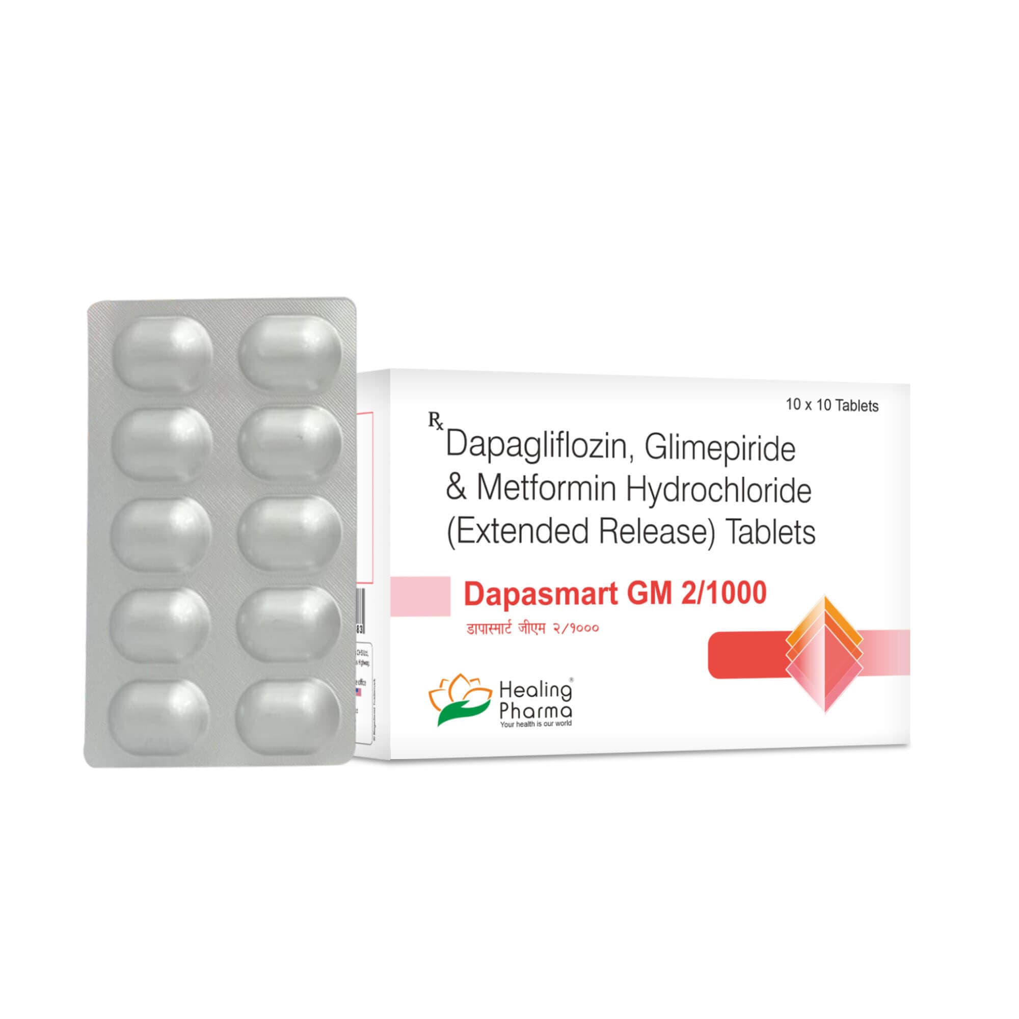 DAPAHENZ-GM 2/1000MG TAB