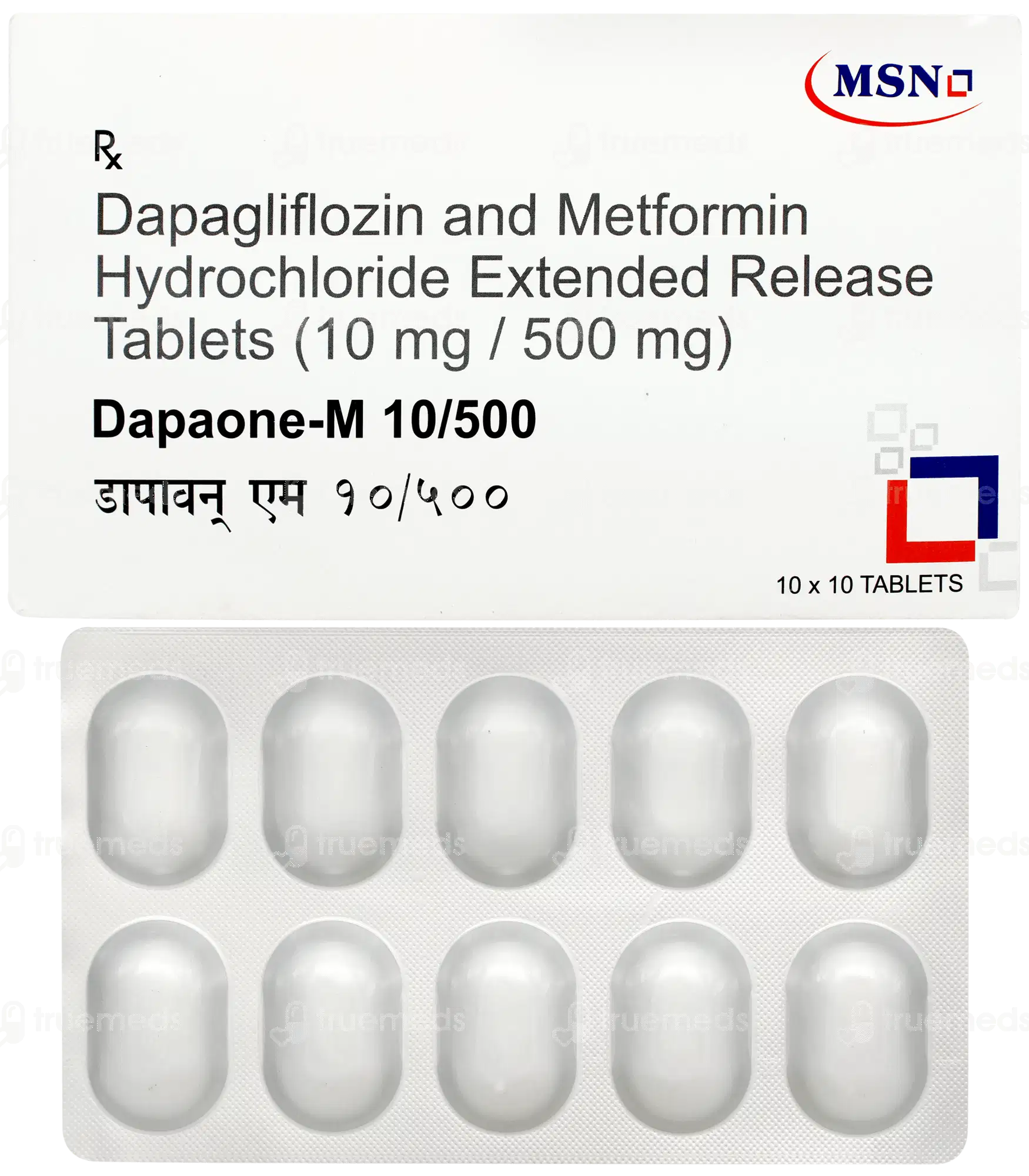 DAPAPEP M 10/500 TAB 10`S