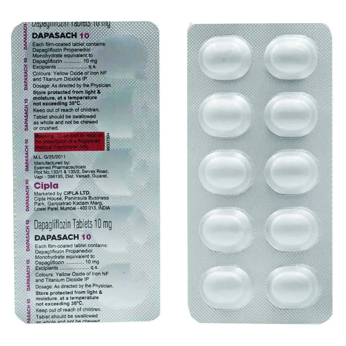 DAPASACH 10MG TAB