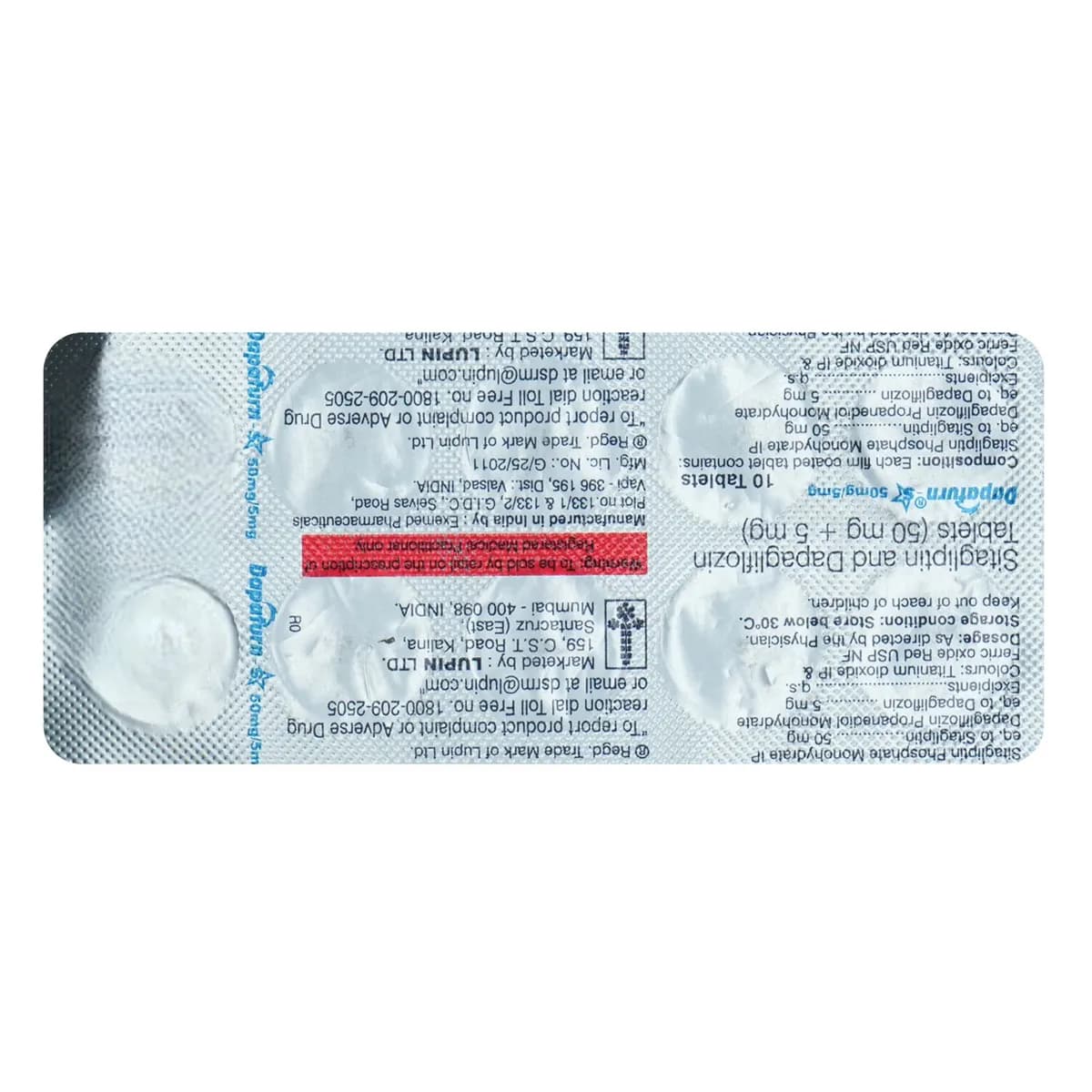DAPATURN S 5/50MG TAB