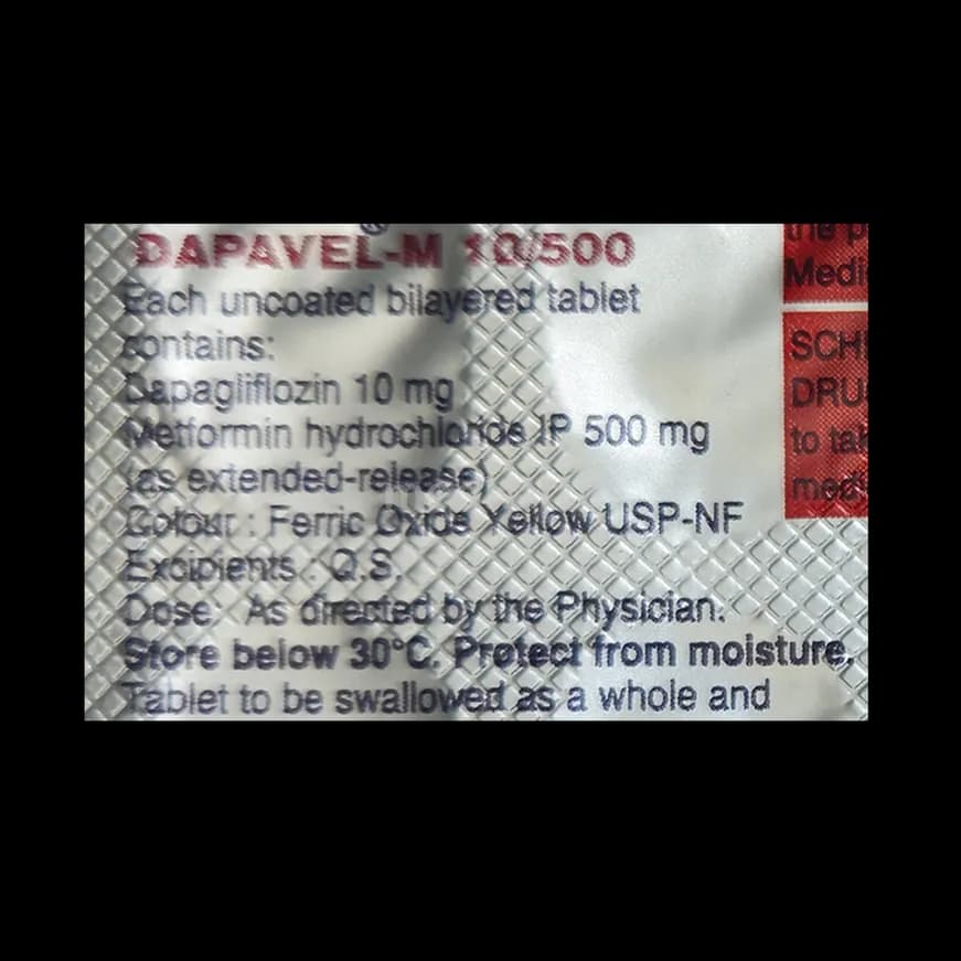 DAPAVEL LM 500MG TAB 10S