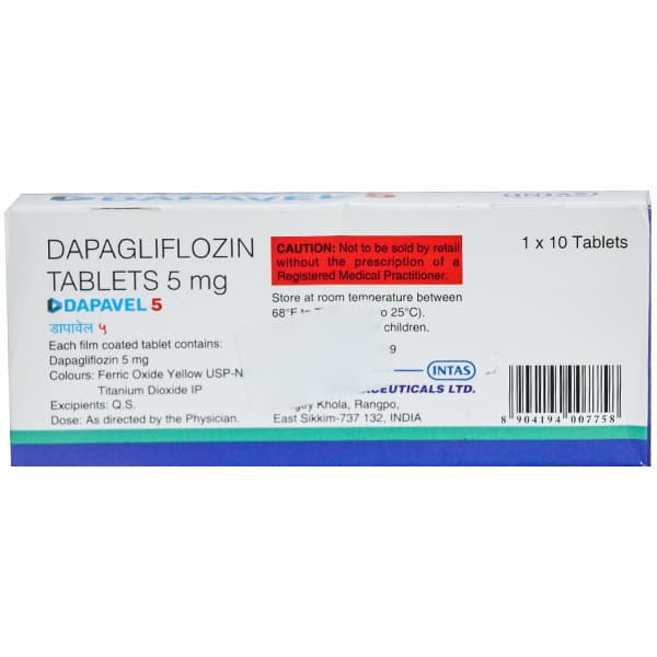 DAPAVEL -S 5/100MG TAB