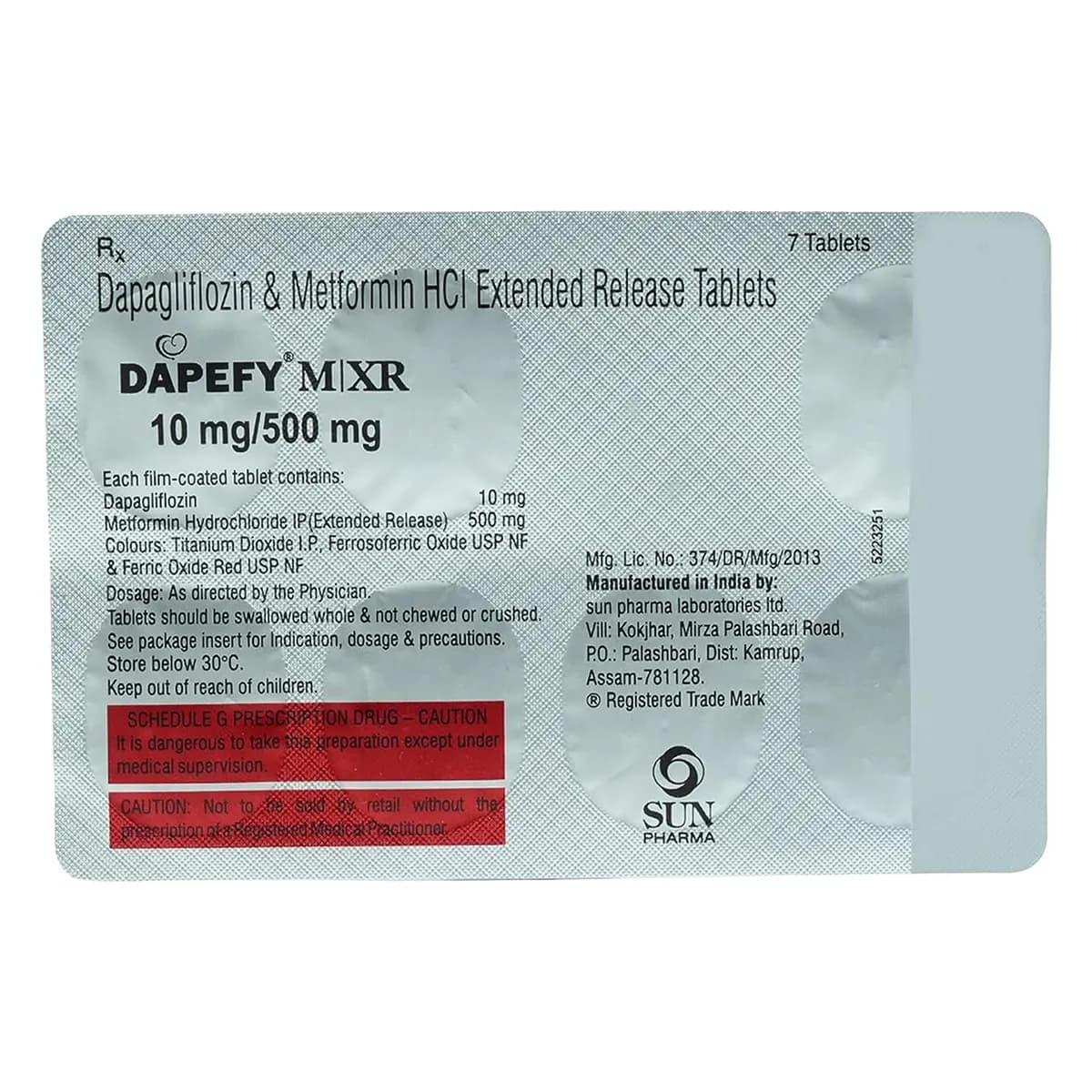 DAPEFY M XR 10/500MG
