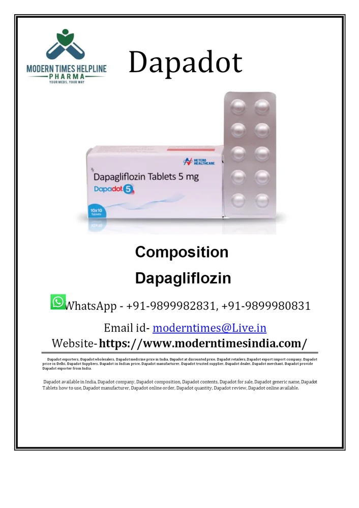 DAPGLIDOT-5MG TAB