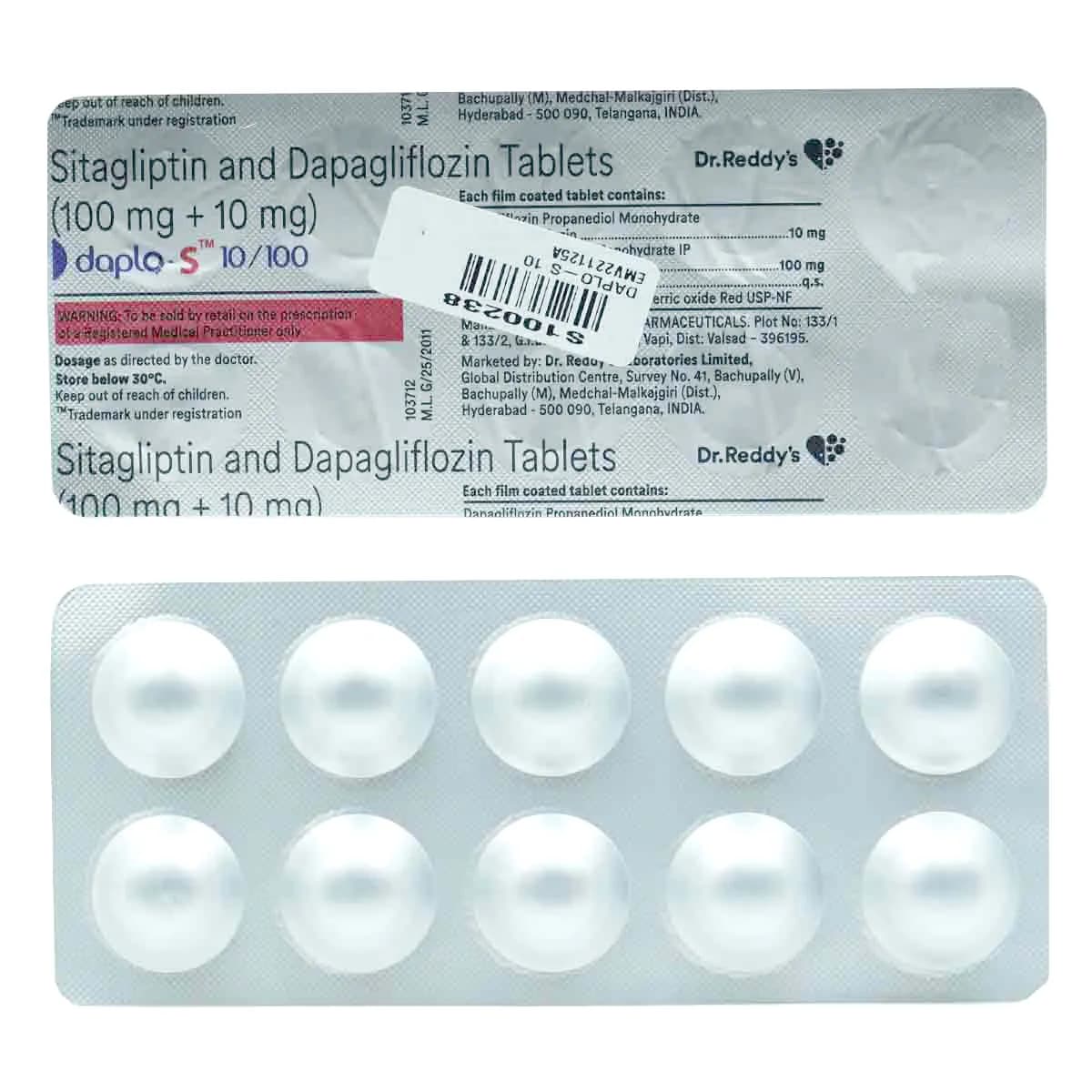 DAPLO - S 10/100MG TAB