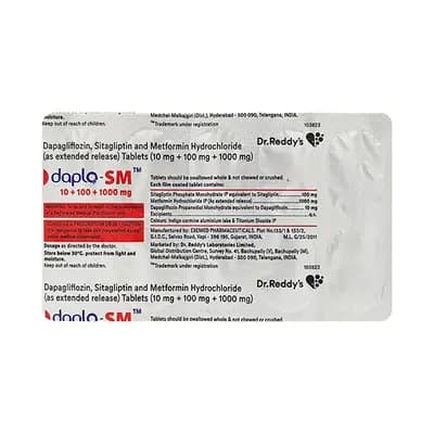 DAPLO SM 1000 TAB 10`S
