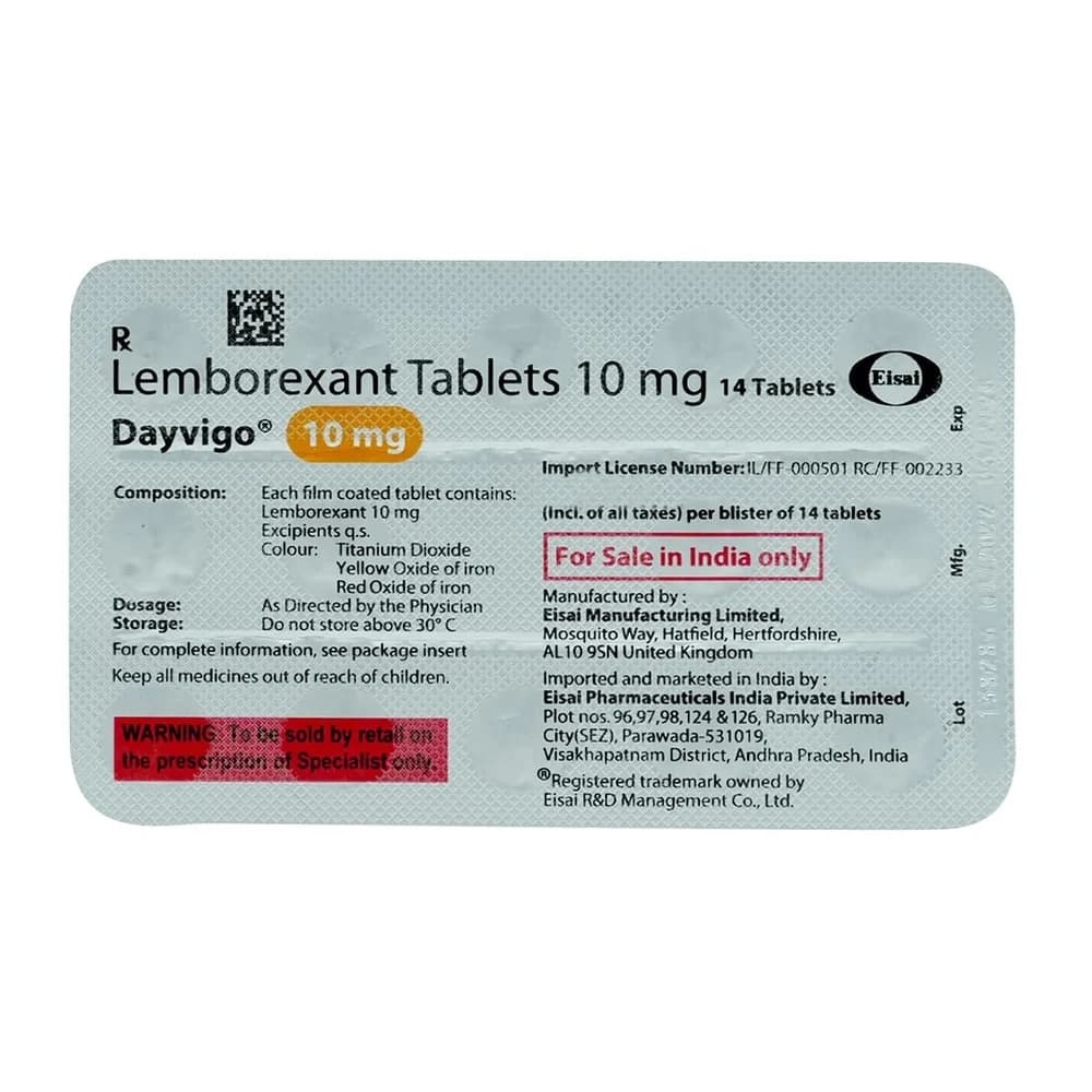 DAYVIGO 10MG TAB