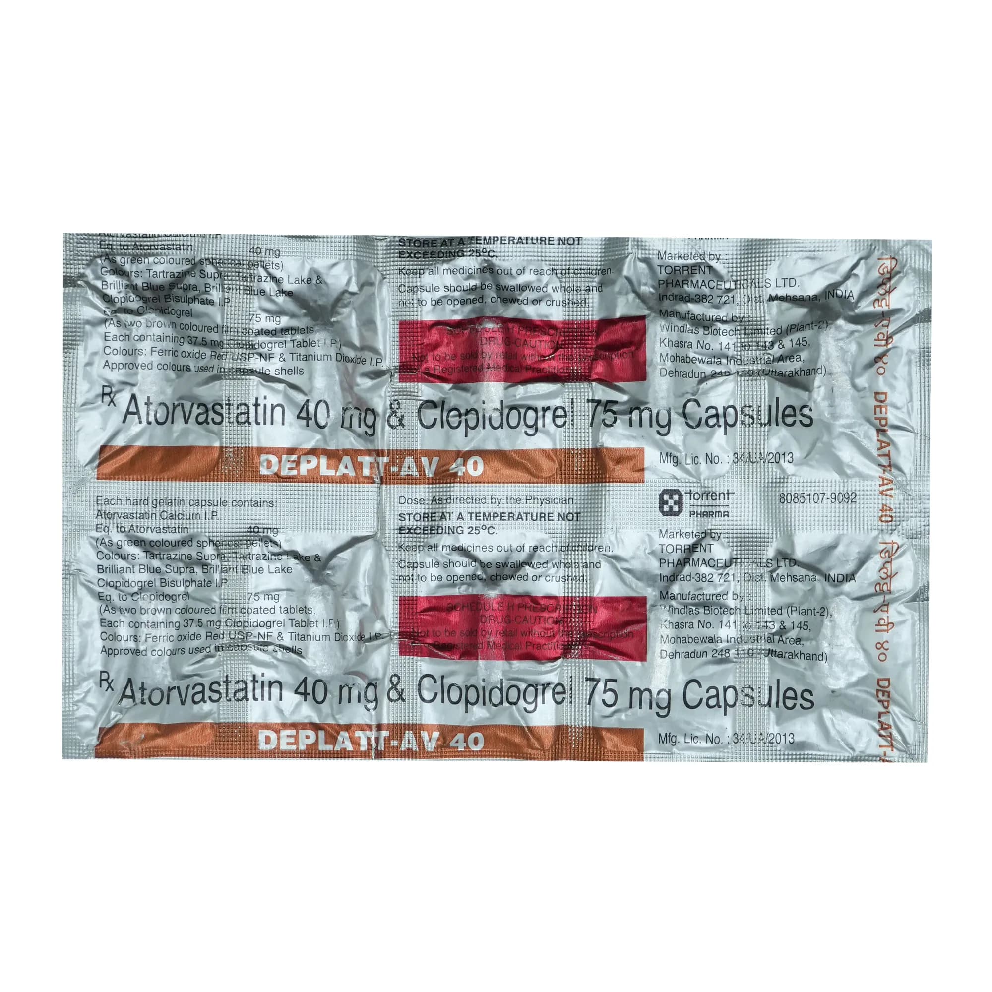 Deplatt Av 40 Cap