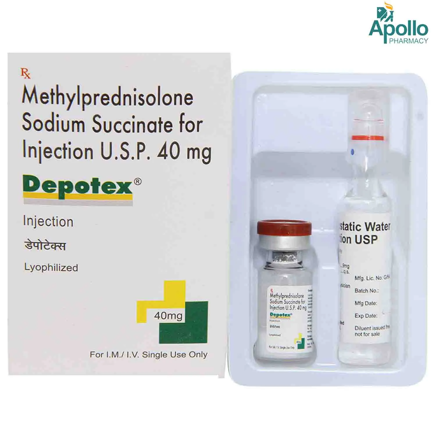 DEPOTEX 40MG INJ