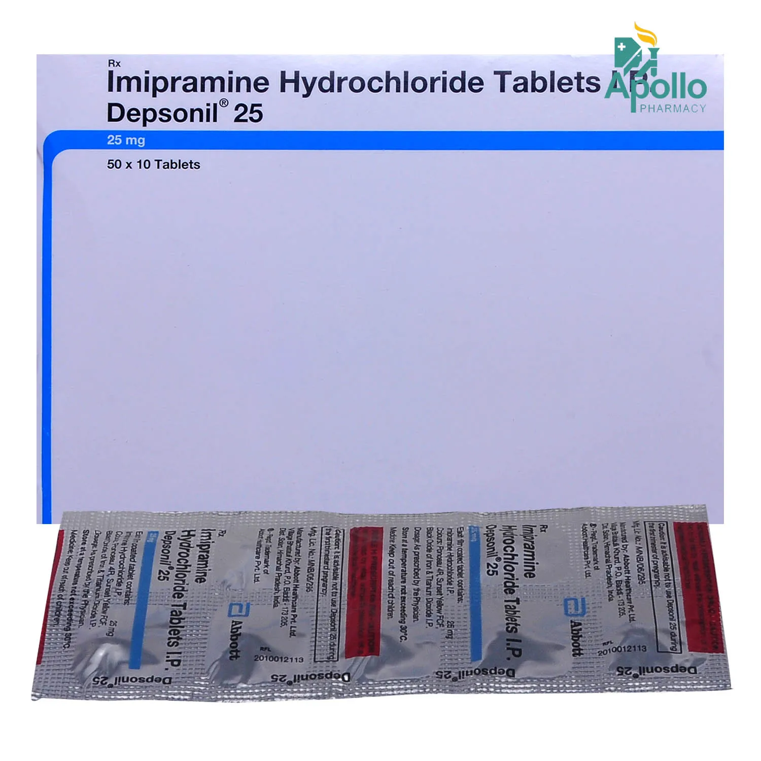 DEPSONIL 25MG TAB 10`S