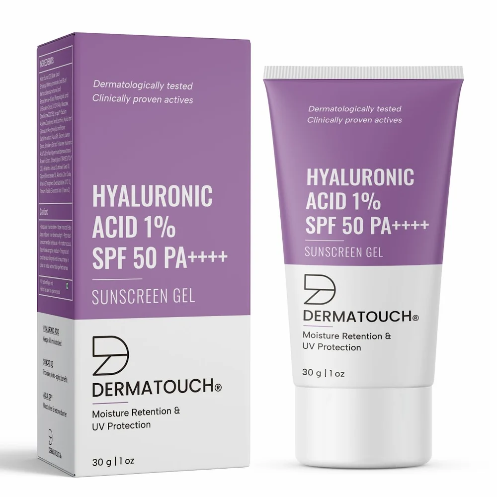 Dermatouch Hyaluronic Acid 1% Sunscreen Gel SPF 50