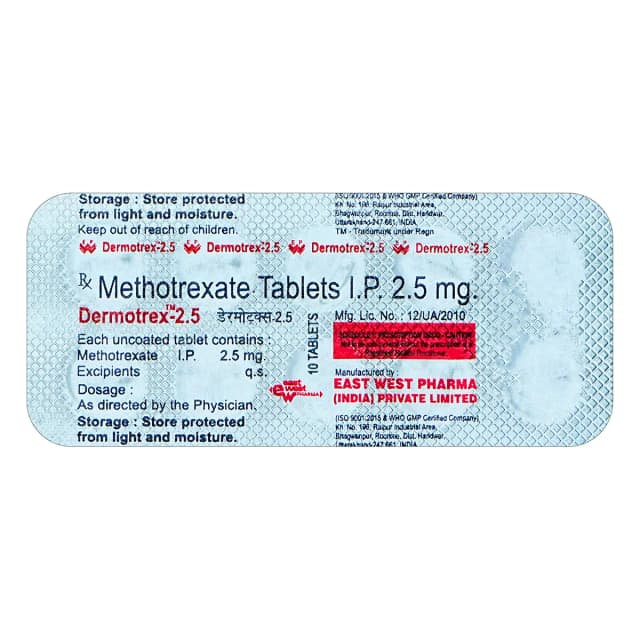 Dermotrex 2.5MG Tab