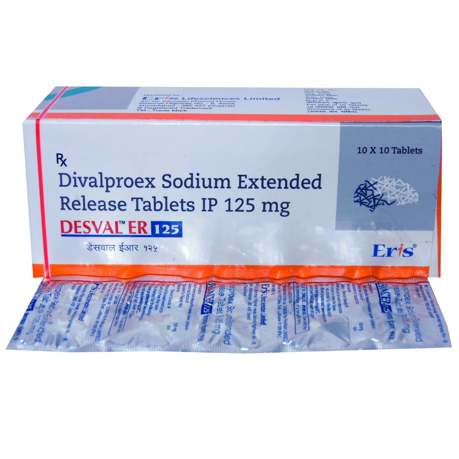 DESVAL ER 125MG TA 10`S