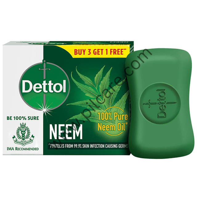 DETTOL SOAP NEEM (3+1)