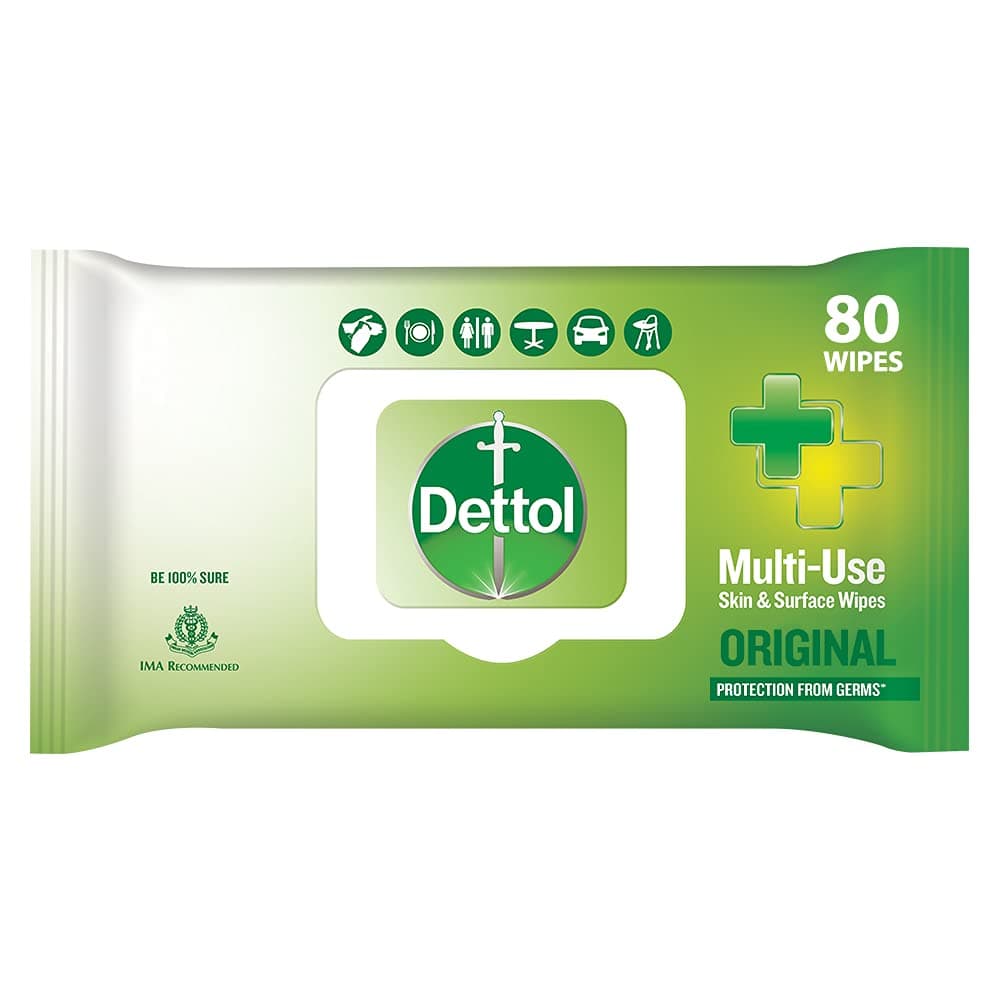 DETTOL WIPES ORG 80`S