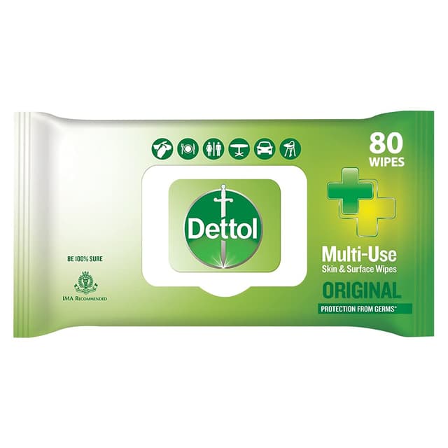 Dettol Wipes Org 80S