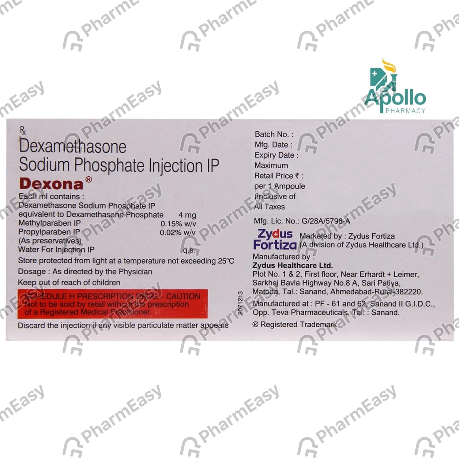 DEXONA INJ AMP 2ML
