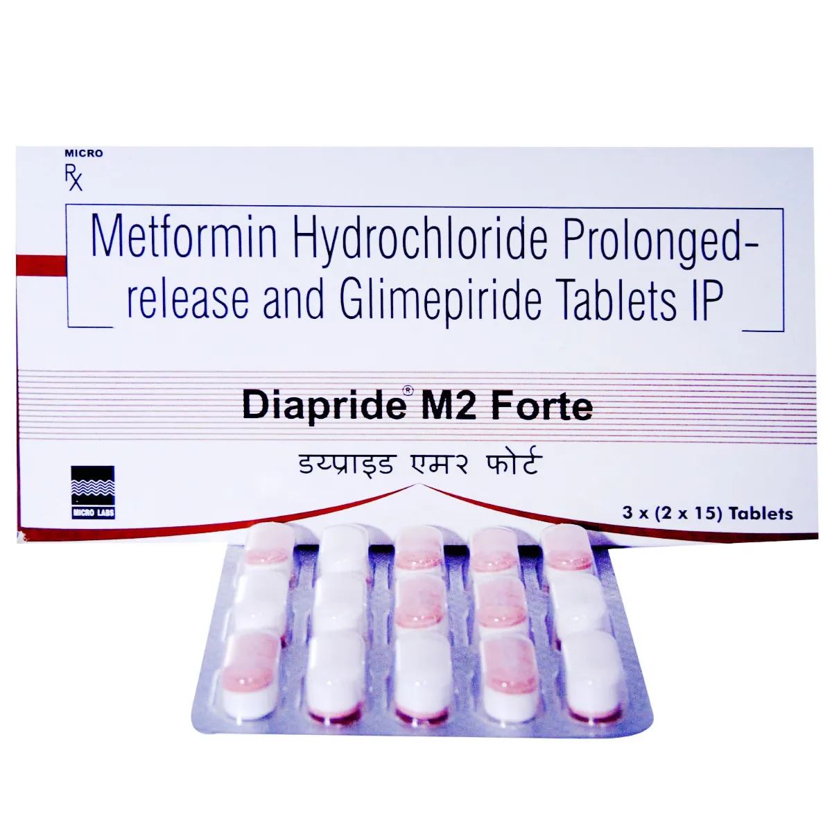 DIAPRIDE DM2 FORTE TAB