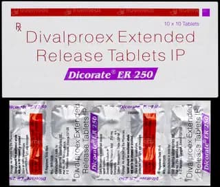 DICORATE-ER 250MG 10`S