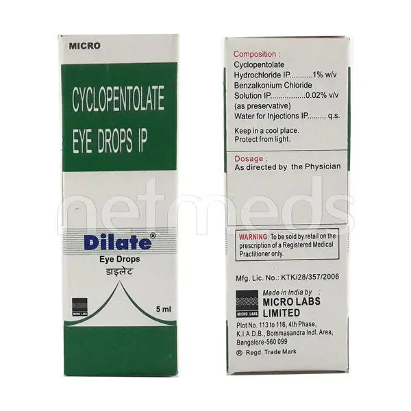 DILATE EYE DROPS 5ML