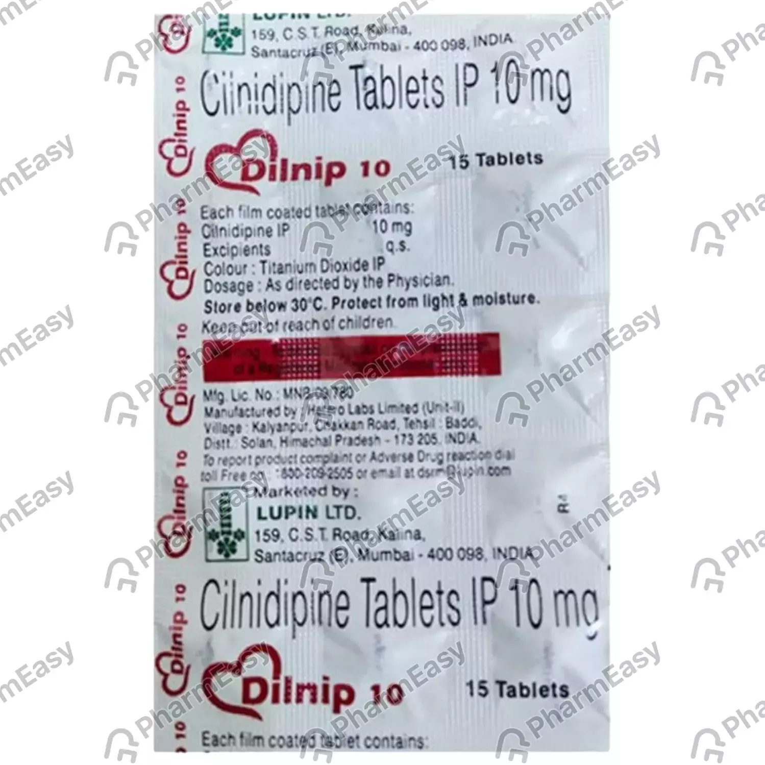 DILNIP 10MG TAB