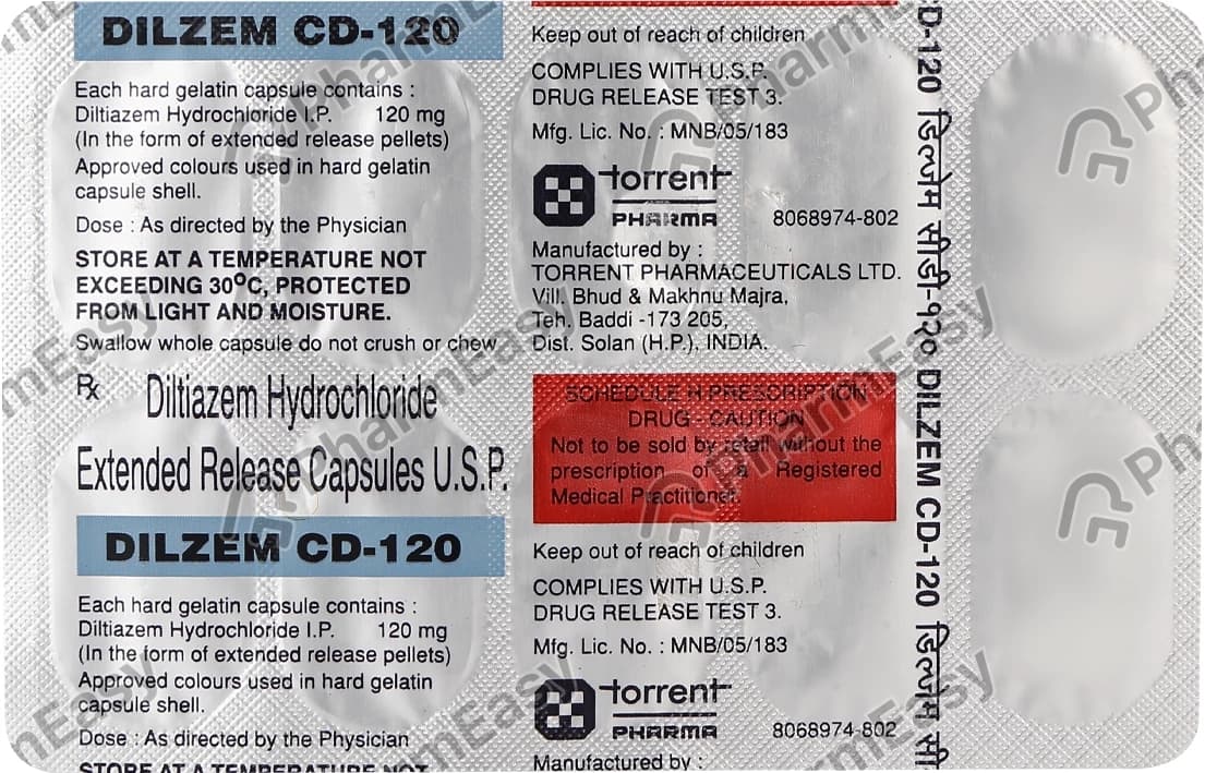 DILZEM CD 120 CAP 10`S
