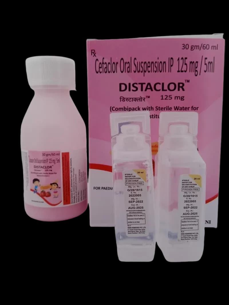 DISTACLOR 125MG DRY SYP