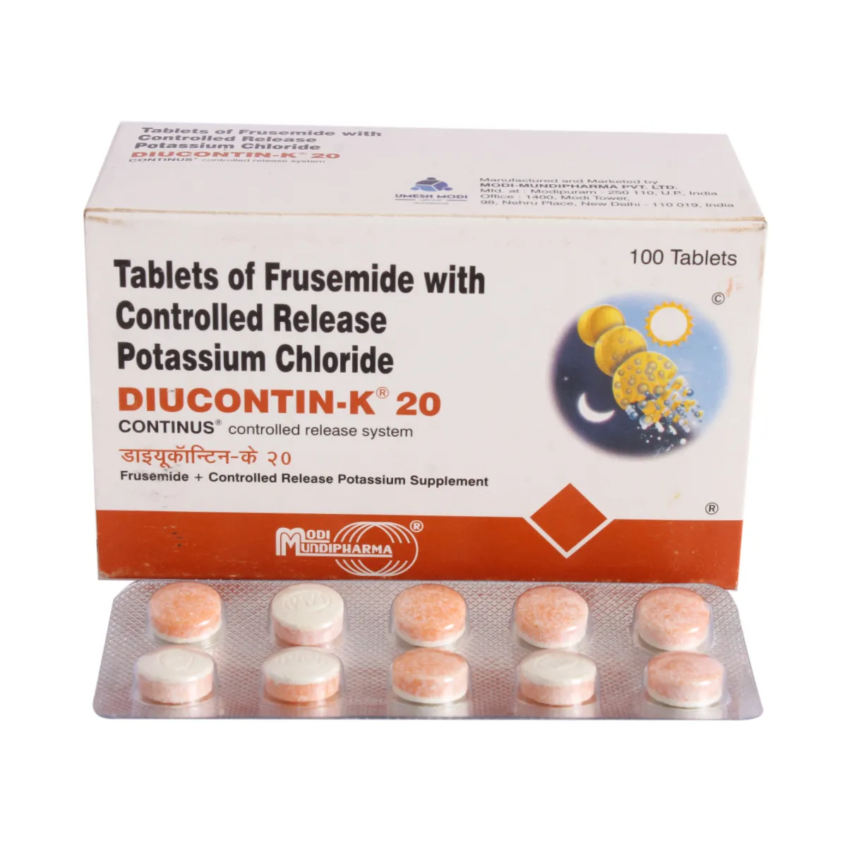 DIUCONTIN K 20MG TAB