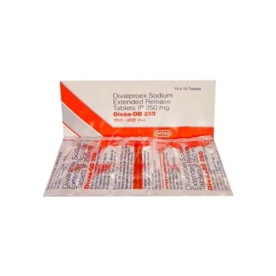 DIVAA-OD 250MG TAB