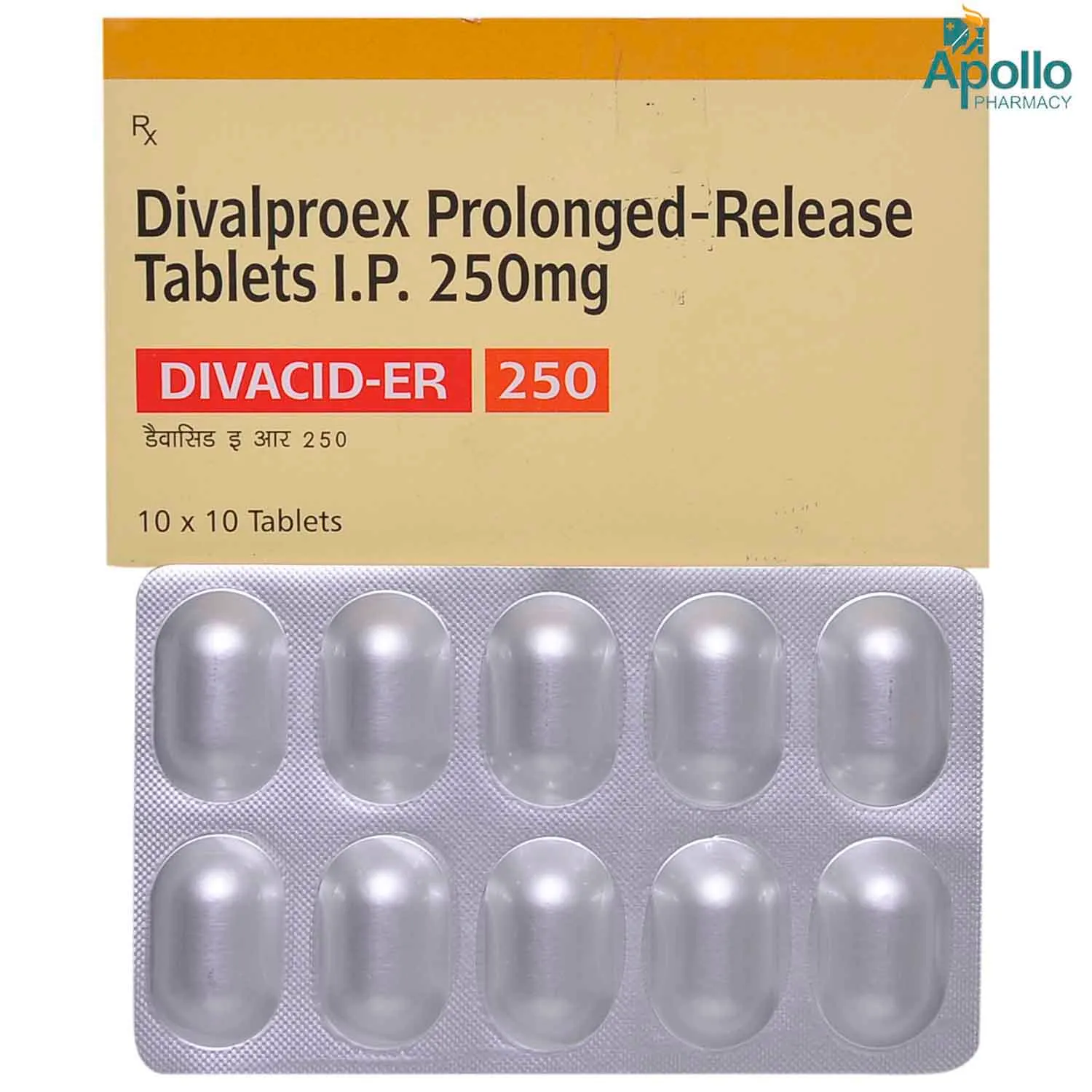 DIVAID ER 250MG TAB