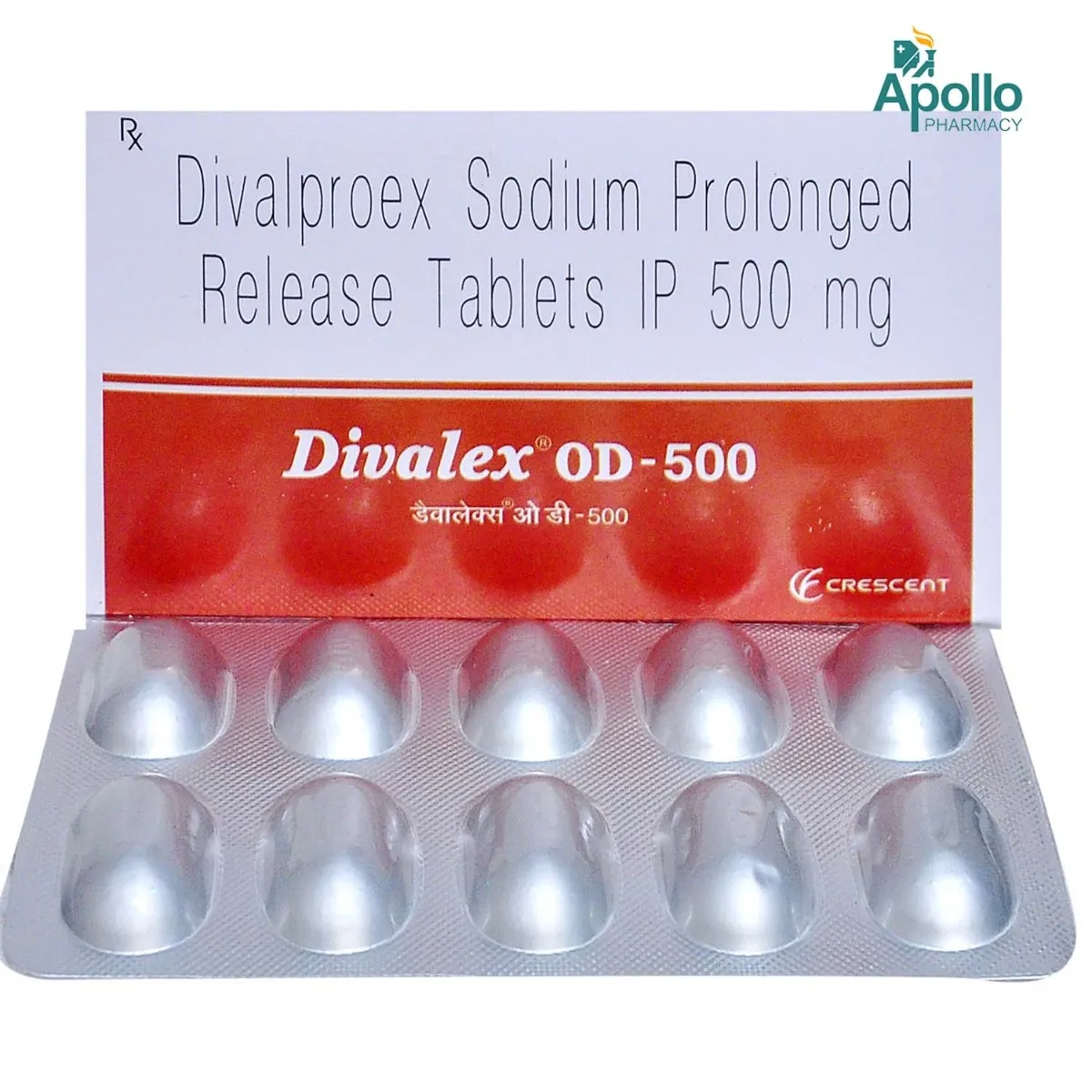 DIVALEX OD 500MG TAB