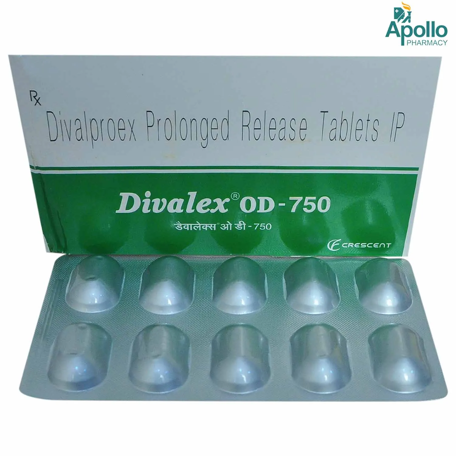 DIVALEX OD 750MG TAB