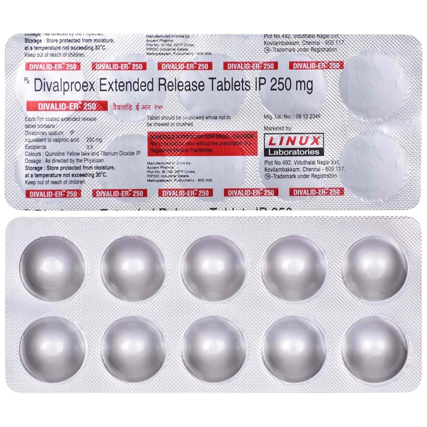 DIVALID-ER 250MG