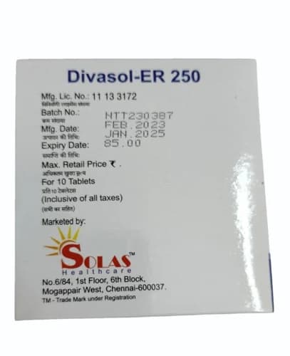DIVASOL ER 250MG TAB