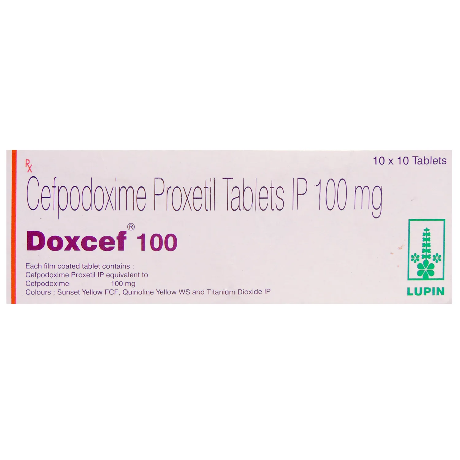 DOXCEF 100 10`S