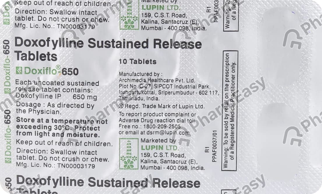 DOXIFLO 650MG TAB