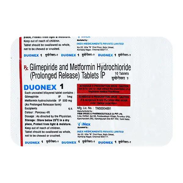 DUONEX 1 TAB 10`S
