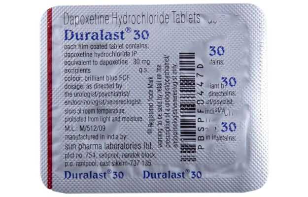 DURALAST 30MG TAB