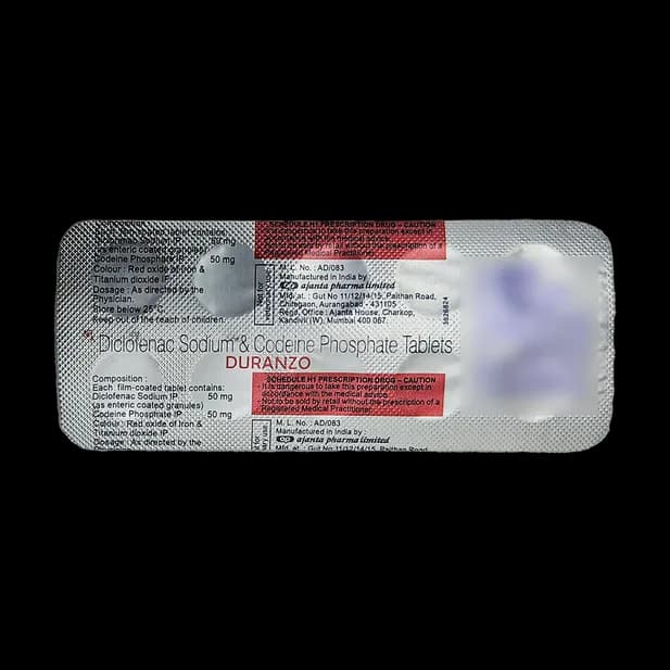 DURANZO 50/50MG TAB