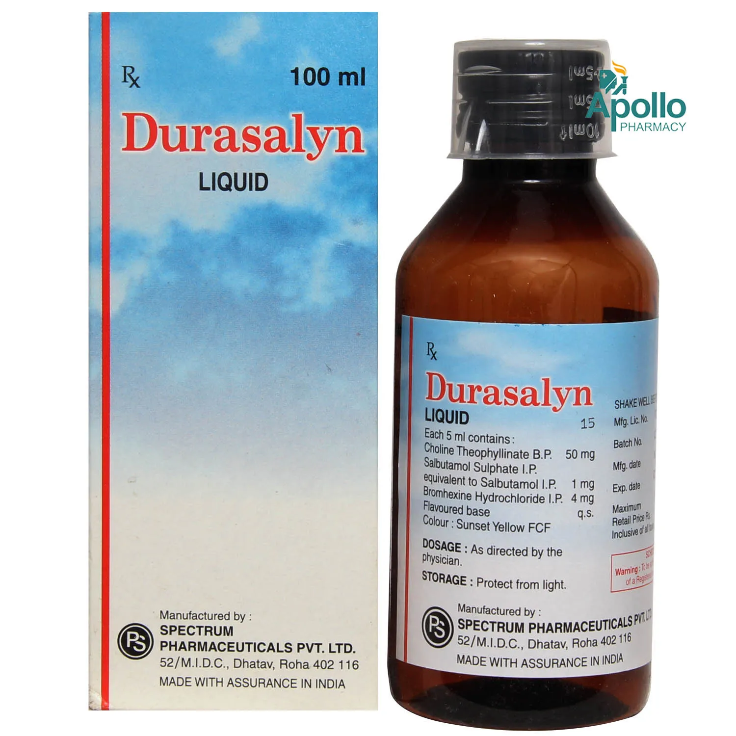 DURASALYN LIQ 100ML