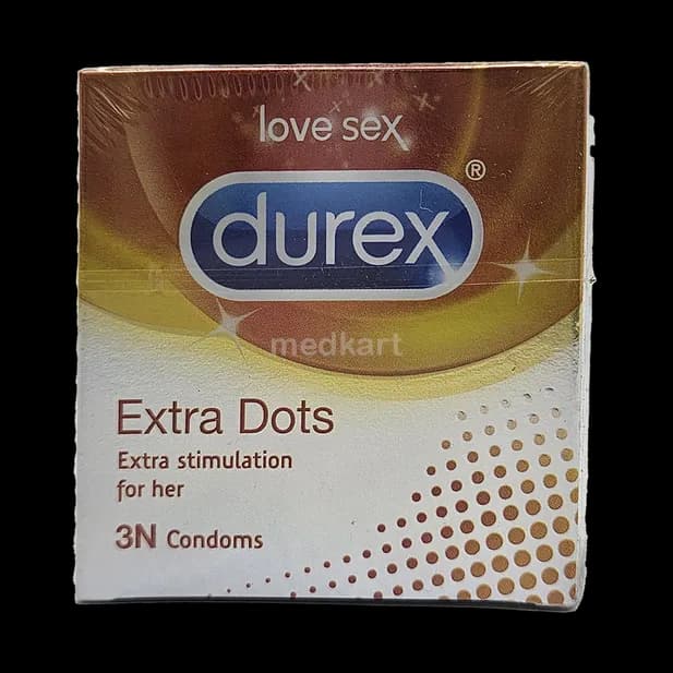 DUREX EXTRA DOTS 3`S